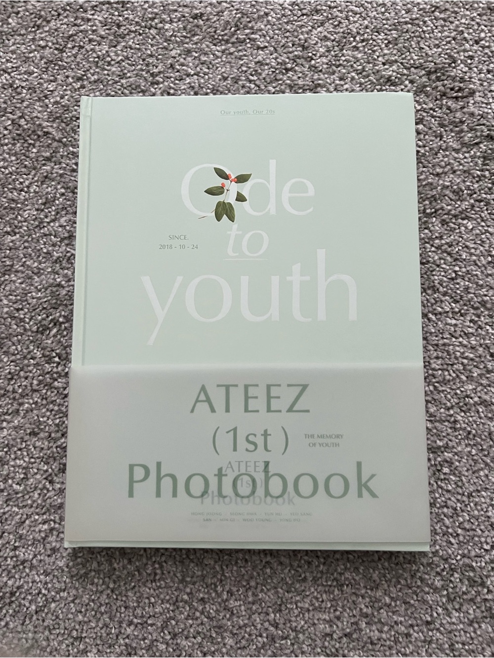 Ateez ode to youth photobook